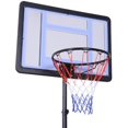 thumbnail image 4 of Topcobe Support de Panier de Basket-Ball Réglable en Hauteur avec Roues, 4 of 4