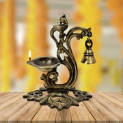 INDIAN HANDMADE CANDLES Holder | Spiritual Brass Candles | Brass Oil Lamp | Diwali Brass Diya