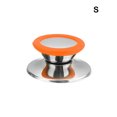 thumbnail image 1 of Universal Stainless Steel Anti-scald Pot Cover Knob Household Kitchen Antislip Pan Lid Handle Grip Cookware Kitchenware Orange Small, 1 of 8