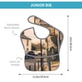 thumbnail image 4 of Susaid Rustic French Signpost Print Bibs for Babies Toddlers Adjustable Waterproof Free Soft Durable Bibs for eating with Large Pocket Food Catcher, 4 of 8