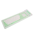thumbnail image 1 of Foldable Silicone Keyboard, Rollup Keyboard with Touchpad, IP68 Waterproof, Rugged Silicone, Long Lasting, Portable, Silent, Dustproof and Silent for PC, 1 of 8