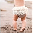thumbnail image 2 of stylesilove Baby Girls Crochet Fringed Cotton Bloomers (90/9-12 Months, Grey), 2 of 4