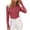 Wine, variant on Lenpel Womens Long Sleeve Tops Fall Ribbed Knit Mock Neck Pullover Sweaters Casual Slim Fit Basic Blouses