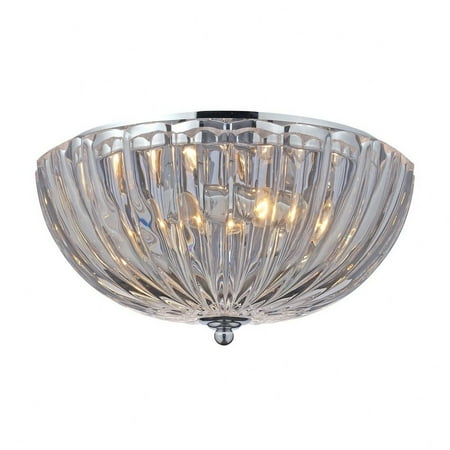 

Crystal Flushmounts Two Light Flush Mount in Transitional Style 6 inches Tall and 12 inches Wide Bailey Street Home 2499-Bel-812179