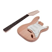 Unfinished Kit,Wooden Body Body Kit Barrel Blank Maple Neck Rosewood Blank Wooden Body Barrel Blank Wooden Rosewood 3 Pickups Diy Kit Barrel Unfinished Diy Kit Body Body Maple Body Maple Neck