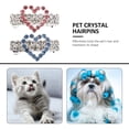 thumbnail image 3 of Weiweiguan 2 Pcs Pinces à Cheveux Décoratives pour Chiots Forme de Cœur pour Chiens, 3 of 7