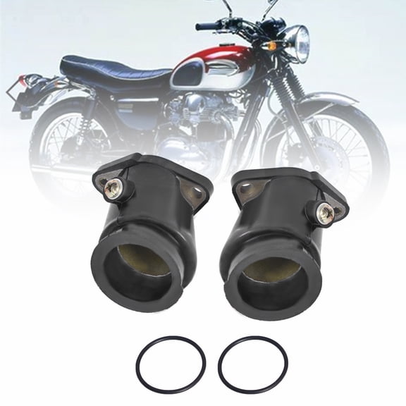 SEBLAFF For Honda CA250 CMX250 2 Carburetor Carb Intake Manifold Boot Pipe
