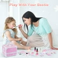 thumbnail image 3 of Kids Makeup Kit for Girls 47Pcs Washable Real Cosmetic, Safe & Non-Toxic Little Girl Makeup Set, Frozen Makeup Set for 3-12 Year Old Kids Toddler Girl Toys Christmas & Birthday Gift (Large Box), 3 of 10