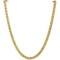 thumbnail image 2 of 10k Yellow Gold 7mm Semi-Solid Miami Cuban Chain - 20", 2 of 8