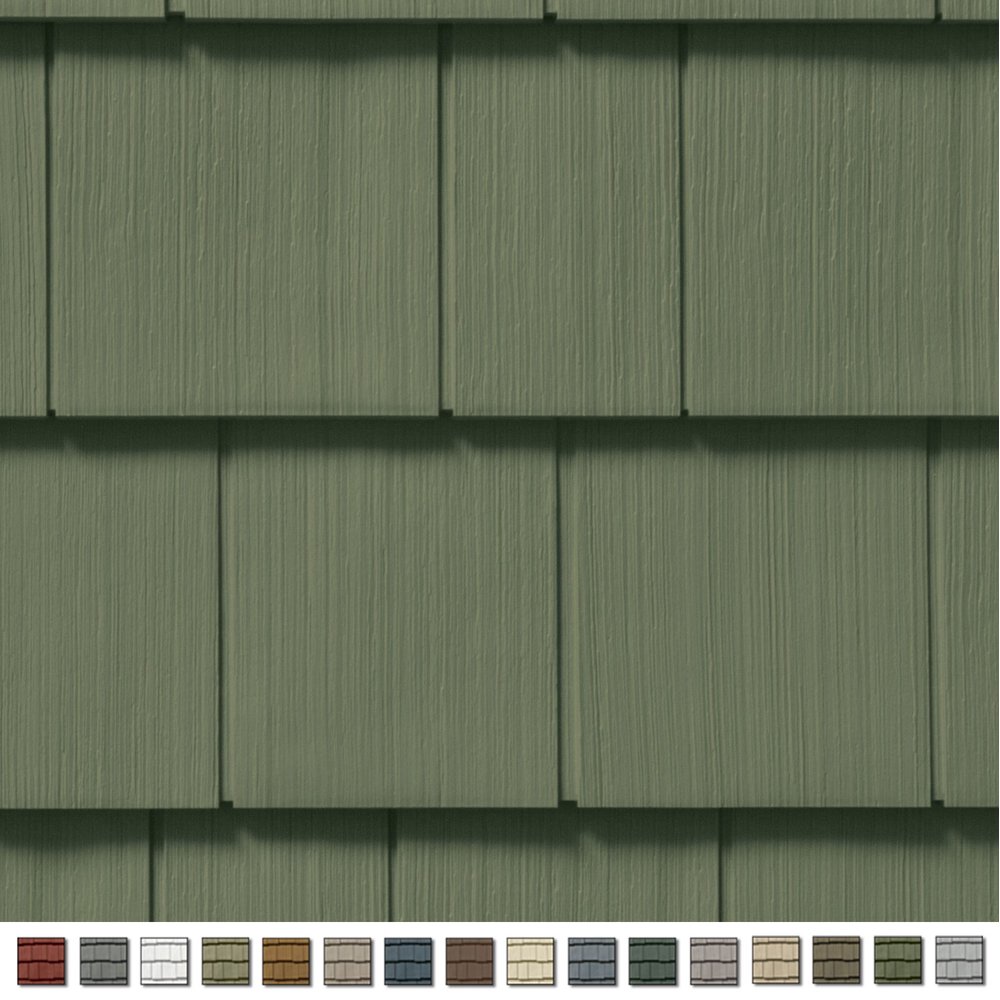 Cedar Impressions Double 7in. Straight Edge Perfection Shingles Siding