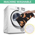 thumbnail image 6 of Black Halloween Pumpkin Faces Rectangle Tablecloth 60"x120",Waterproof Polyester Rectangle Table Cloth, Wipeable Spillproof Polyester Tablecloth for Dining, Camping, Indoor and Outdoor, 6 of 6