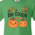 thumbnail image 4 of Inktastic Big Cousin Pumpkins with Fall Leaves Youth T-Shirt, 4 of 5