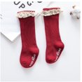 thumbnail image 1 of Seyurigaoka Baby Kids Socks Knee High Bows Cute Girls Socks Long Tube Sock Children 1Pair, 1 of 3