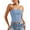 Light Blue, variant on iTNHFP Plus Size Tank Tops for Women Womens Trendy Solid Color Crop Top Strapless Bandeau Tube Top Sleeveless Backless Tank Vest