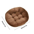 thumbnail image 3 of Chair Cushion,Thicken Soft Student Seat Pad Corduroy Futon with Mat Non-Slip Plush for Bench/Chair, 3 of 3