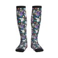 thumbnail image 3 of Compression Socks for Women and Men - cute Rainbow horse doodle cool Compression Socks Circulation for Workout, 3 of 8