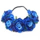 thumbnail image 1 of Guirnalda de simulación de flores rosas para el cabello, fiesta de carnaval de Navidad, fiesta de novia europea y americana, 1 of 5