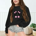 thumbnail image 2 of WOYY Toddler Girls Graphic Sweatshirt Spring Autumn Loose Crewneck Pullover Sweatshirts, 2 of 6