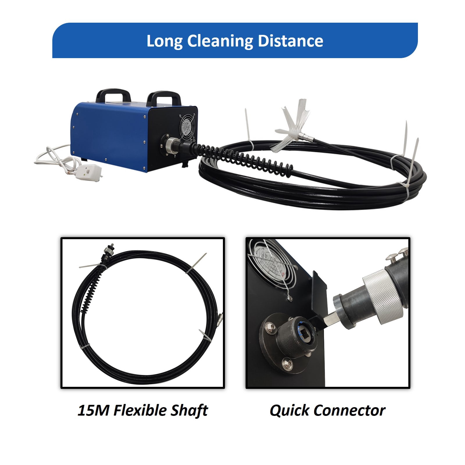 Portable Air Duct Cleaning Machine Air Vent Chimney Cleaner 220V