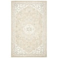 thumbnail image 3 of SAFAVIEH Micro-Loop Emilija Oriental Area Rug, Light Grey/Ivory, 3' x 5', 3 of 9