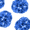 blue, variant on YOUHO Cheerleading Pom Poms with Baton Handle for Team Spirit Sports Dance Cheering Kids Adults(2 PACKS)