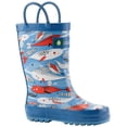 thumbnail image 2 of Oaki Kids Waterproof Rubber Rain Boots with Easy-On Handles, 2 of 3
