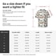 thumbnail image 5 of Fotbe Flamingo Palm Trees Camisa Estampada de Manga Corta para Hombre, Casual de Verano, Estilo Playero, Sin Arrugas-Large, 5 of 5