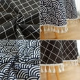 thumbnail image 4 of POINTERTECK Nappe en Polyester Coton 120Cm/150Cm avec Franges, Nappe à Carreaux Rouge, 4 of 5