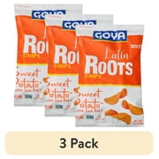 (3 pack) Goya Latin Roots Chips Sweet Potato w/ Sea Salt 6 oz