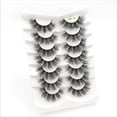 thumbnail image 3 of 14 piezas de pestañas postizas cómodas para extensiones de pestañas, maquillaje diario D, 3 of 8