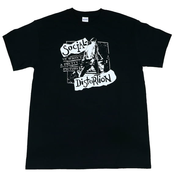 Social Distortion Men's Pretty Picture T-Shirt L