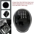 thumbnail image 5 of Reemplazo del adaptador de palanca de cabeza de perilla de cambio de marchas de 6 velocidades para Ford Mondeo IV Focus MK2 MK3 C-MAX Kuga, modelo: negro 27 Kuyhfg Sin marca, 5 of 5