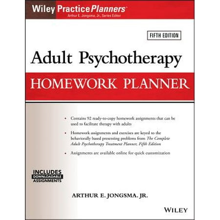 Adult Psychotherapy Homework Planner (Best Computer For Homework)