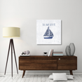 thumbnail image 2 of Global Gallery's 'Sunday on the Coast IV' By Pela Stretched Canvas Wall Art, 2 of 4