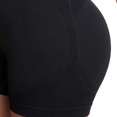 thumbnail image 5 of felwors Tummy Control Biker Shorts Lifting Seamless Yoga Athletic with Pockets Running Black for Size XL, 5 of 5
