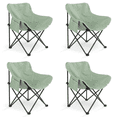 thumbnail image 1 of Sillas Plegables para Camping para Playa Pesca y Exteriores de Lona Impermebale Ligera - Sillas para Exterior Ergonomica con Estructura de Acero y Funda Transportadora Set 4 Sillas, 1 of 1
