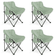 thumbnail image 1 of Sillas Plegables para Camping para Playa Pesca y Exteriores de Lona Impermebale Ligera - Sillas para Exterior Ergonomica con Estructura de Acero y Funda Transportadora Set 4 Sillas, 1 of 1