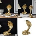 thumbnail image 2 of Resin Cobras Statue Snake Figurines Snake Decorative Objects Home Decorations, 2 of 15