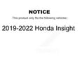 thumbnail image 2 of Transit Auto Front Rear Coated Drilled Slotted Disc Brake Rotors and Ceramic Pads Kit for Car 2019-2022 Honda Insight KDC-101290, 2 of 11