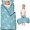 Unicorn and Flower Blue Pattern, variant on Unicorn and Wing Blue Pattern Kids Nap Mat, Preschool Sleeping Pad with Handle & Fastening Straps, Soft Skin Friendly Gifts for Toddlers Kids Boys Girls,50"x20"