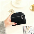 thumbnail image 6 of NWOKYZGH Coin Purse, Leather Zipper Coin Purse PU Mini Change Wallet Small Pouch for Women Portable Coins Purses for Men Women Credit Card ID Key Headset Lipstick, 6 of 7