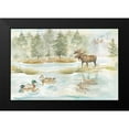 thumbnail image 2 of Coulter, Cynthia 24x17 Black Modern Framed Museum Art Print Titled - Woodland Reflections landscape II, 2 of 5