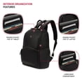 thumbnail image 4 of Mochila para portátil SwissGear Serenity Luxe negra de 16 pulgadas para mujer, 4 of 6