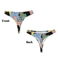 thumbnail image 3 of Balery Different Cats Tangas de Algodón para Mujer con Estampado – Ropa Interior Sexy, Transpirable, G-string-XX-Large, 3 of 6