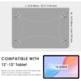 thumbnail image 2 of Universal 12 inch Tablet Case, 12.5 inch Tablet Cover, Travel Portable Protective Folio PU Leather Stand Shell Case【with 4 Fixed Rings】 for All Kinds of 12-13 inch Android/iOS/Windows Tablet, 2 of 4