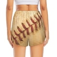 thumbnail image 4 of Fotbe Vintage Baseball Womens High Waist Running Shorts Athletic Workout Quick Dry Shorts for Women with Pockets Gym Yoga Summer Shorts-Large, 4 of 9