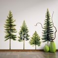 thumbnail image 2 of Adhesivo decorativo de pared Lilacanthara, pino, color verde, vinilo PVC, 2 of 7