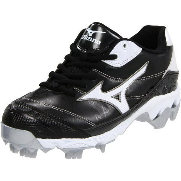Mizuno Women's 9Spike Finch 5 Softball Cleat,Black/White,5 M US