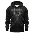 thumbnail image 4 of Men‘s Stylish Zip-up Skeleton Print Y2K Hoodie With Pockets Breathable Comfy Hooded Coat For Spring And Autumn Casual Comfort, 4 of 6