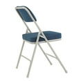 thumbnail image 4 of (Pack of 2) NPS 3200 Series Premium 2" Fabric Upholstered Double Hinge Folding Chair, Regal Blue, 4 of 5